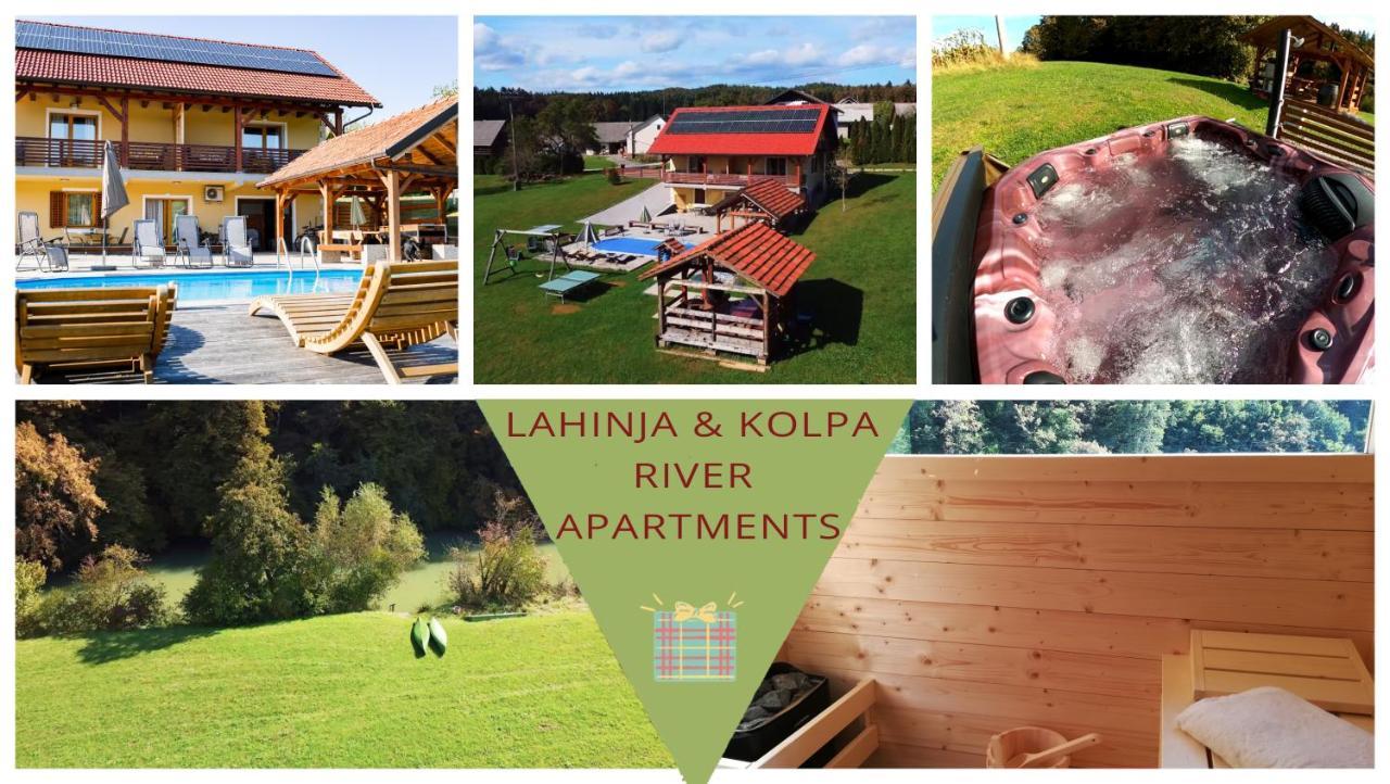 Lahinja & Kolpa River Apartments Metlika Exterior photo